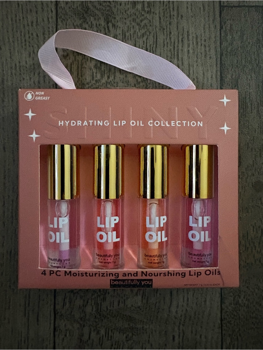 Hydrating Lip Oil Set by — Pink & Peach Shades